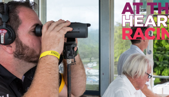 Peter Rowe combining his two passions in racing